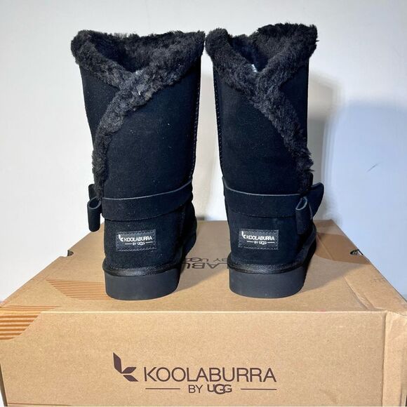 Koolaburra by UGG Arlena Suede Bow Short Boots - Picture 5 of 6